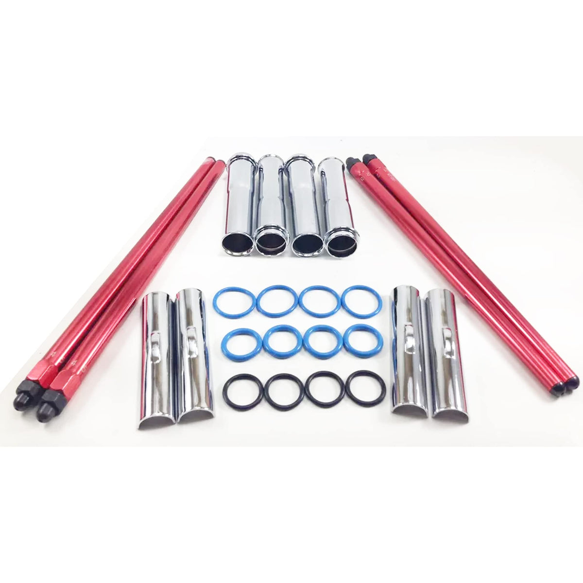 Street Sport Industries Adjustable Pushrods And Push Rod Cover Kit For Harley Evolution "1984 - 1999"