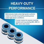 Street Sport Industries Rubber Positive Valve Stem Seal - Fits an 11/32" Valve Stem and a .500" Guide O.D., Valve Seals 