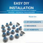 SSI Valve Stem Seals Set (16pcs) for Mini Cooper R55 R56 R57 R58; Replaces