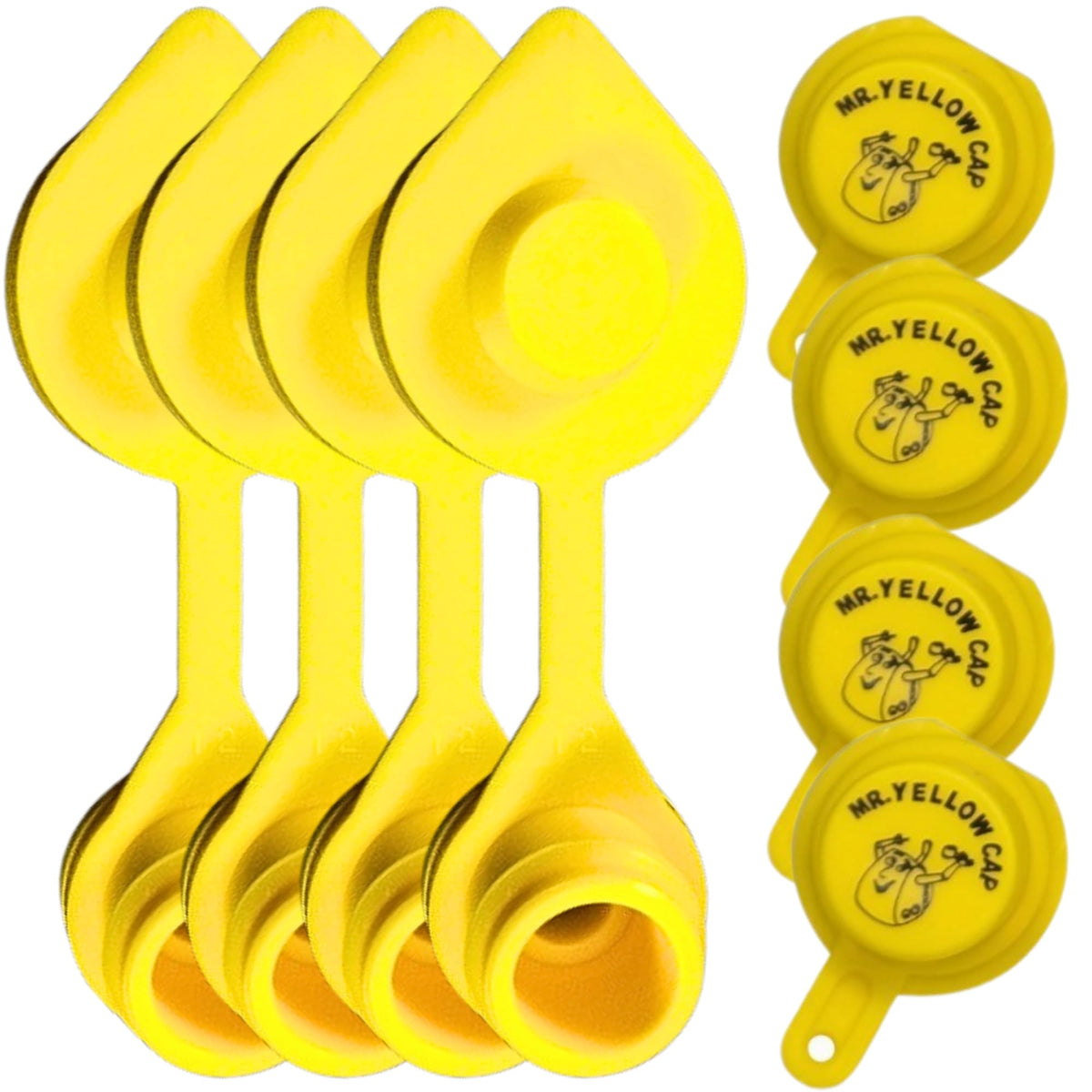 4 Caps + 4 Vents