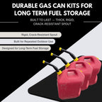 Gas Can Spout Replacement Kit, 1-Pack, 7 Pcs