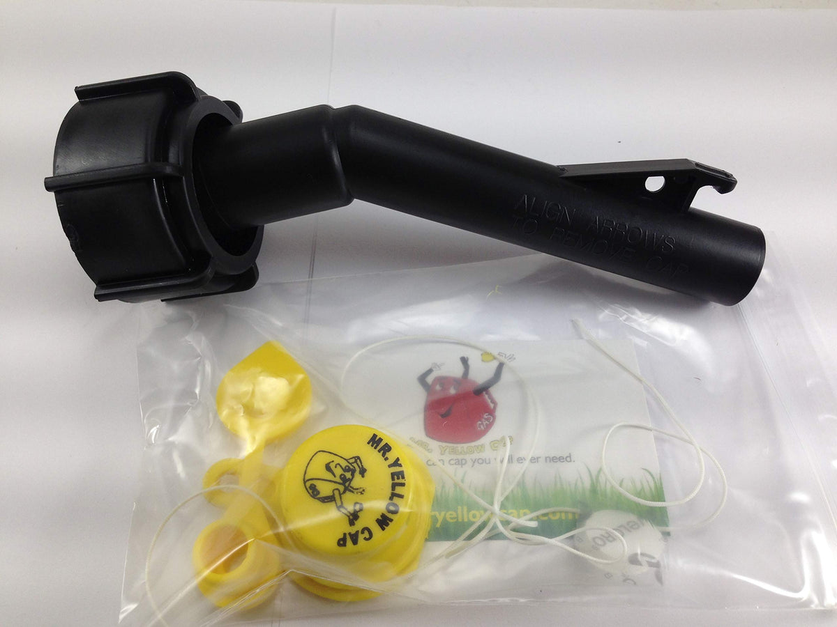 1 - Fuel Gas Can Jug Spout Nozzle, Ring, & Pack for Blitz Wedco Scepter Essence Midwest Eagle
