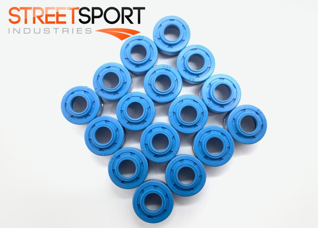 Fits Yamaha XJR1200 XJR 1200 "1995 - 1999" - FKM Valve Seals - Set of 16