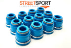 Valve Seals Fits Nissan Forklift 2.8L SOHC 12v TB42 TB45 FKM - Set of 12 - NEW