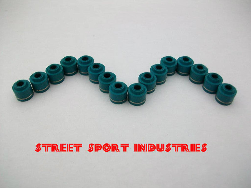 Fits Kawasaki ZR750 ZR 750 "2005 - 2011" - FKM Valve Seals - Set of 16 - NEW!!