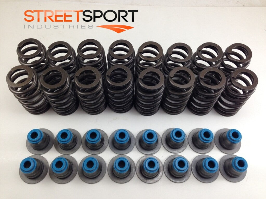 .560" Lift Beehive Valve Springs w/ Seals for 02 - UP Chevrolet Gen II III IV LS