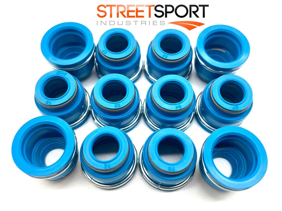 Valve Seals Fits 72-02 Datsun Nissan 2.6L 2.8L SOHC 12v L26 L28 L28E LD28 FKM 12