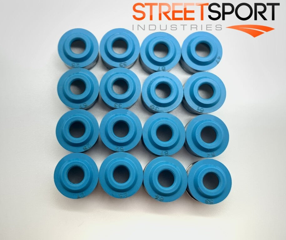 Suzuki GSX-R600 GSX R 600 "92&93 & 97-00 & 04-17" FKM Valve Seals - Set of 16