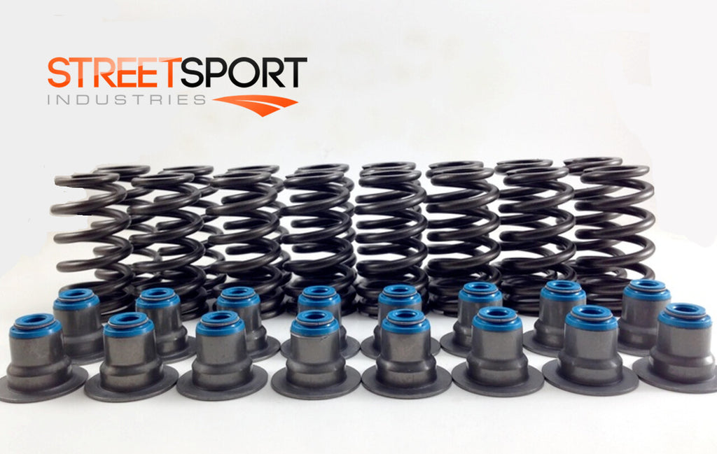 .560" Lift Beehive Valve Springs w/ Seals for 02 - UP Chevrolet Gen II III IV LS