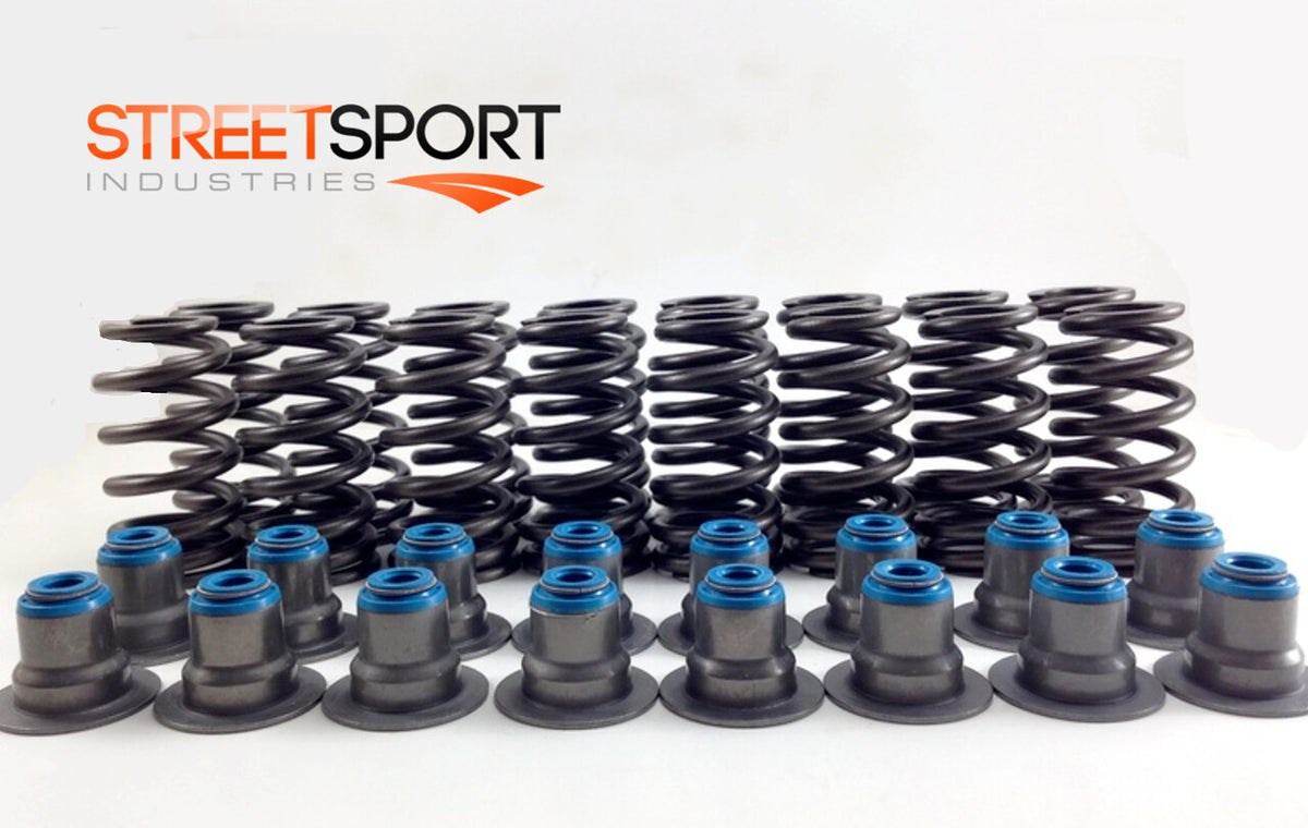 .560" Lift Beehive Valve Springs w/ Seals for 02 - UP Chevrolet Gen II III IV LS