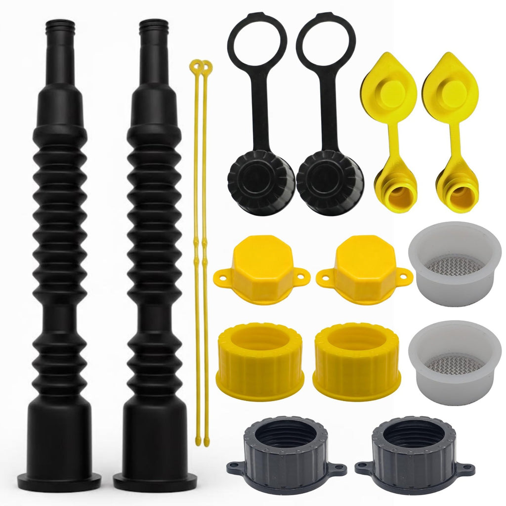 2 SET Replacement Gas Can Spout kit to Fit Midwest, Scepter,Briggs&Stratton