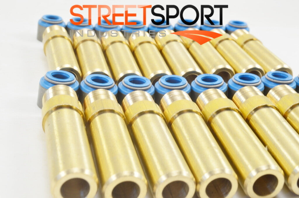 GM Ls Motor Mangan Bronze Ventil Guides + Fkm Ventil Dichtungen - 16 EA Gen V