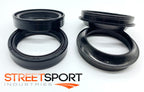 43mm Fork Oil & Dust Seals Ducati Monster Honda Kawasaki Suzuki Triumph HD Buell