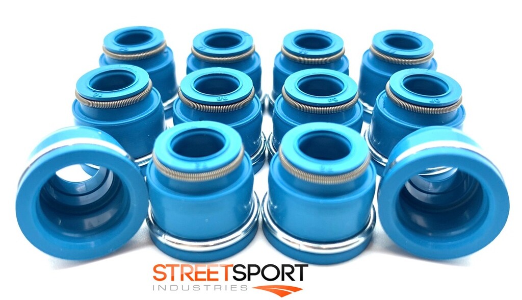 Valve Seals Fits 70-02 Datsun Nissan 2.4L 2.6L 2.8L SOHC 12v L24 L24E L28E FKM