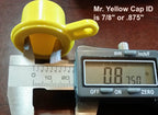 Combo Pack - 1 BLITZ Yellow Spout Caps 1 Vent Caps "FIX YOUR GAS CAN" 4pcs total