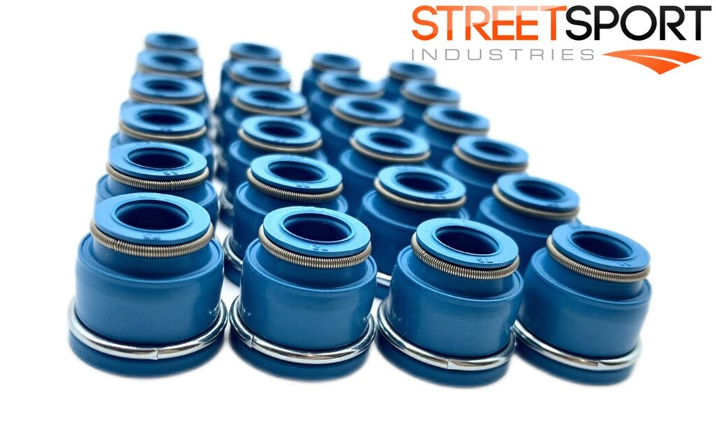 Valve Seals Fits "98-20" Isuzu SOHC 24v 6HK1 Diesel 7.8L FKM - Set of 24 - NEW