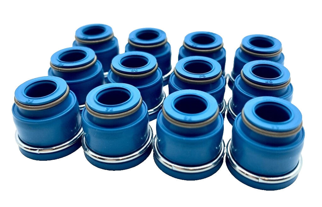 Valve Seals Fits 72-02 Datsun Nissan 2.6L 2.8L SOHC 12v L26 L28 L28E LD28 FKM 12