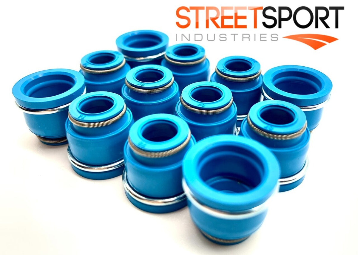 Valve Seals Fits 72-02 Datsun Nissan 2.6L 2.8L SOHC 12v L26 L28 L28E LD28 FKM 12