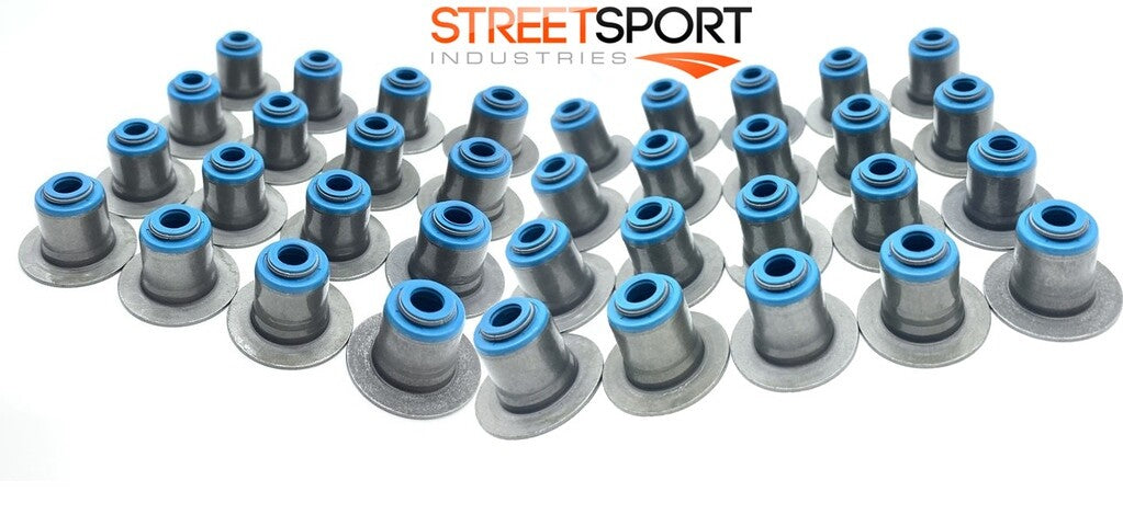 Fits Ford Lincoln 5.4L DOHC 1999 - 2010 FKM Valve Stem Seals - Set of 32 - NEW
